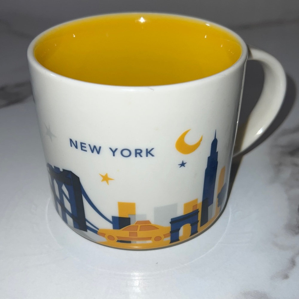Starbucks New York You Are Here collector’s coffee cup mug collection